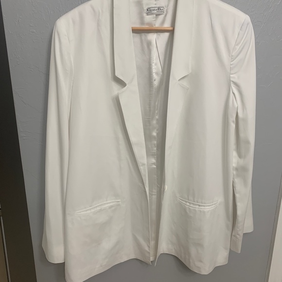 White Christian Dior blazer